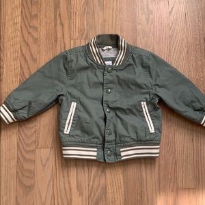 Baby GAP Green Toddler Bomber Jacket in 12-18mo